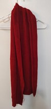 Solid Red Long Winter Scarf - £6.29 GBP