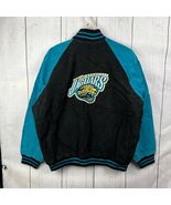 Vintage Jacksonville Jaguars NFL Suede Varsity Jacket Blue New Men - $167.51 CAD
