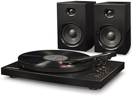 Crosley T100 2-Speed Bluetooth Turntable System with Stereo Speakers, Black - $141.49