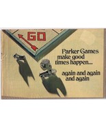 Vintage Print Ad Parker Brothers Games Monopoly 5 1/4&quot; x 8&quot; - £2.71 GBP