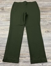 Chico&#39;s Pants Womens 0.5 (US - 6) Juliet So Slimming Slim Leg Green Classic Core - $16.83