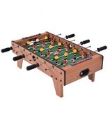 27 Inch Indoor Competition Game Foosball Table with Legs - Color: Brown - $132.99