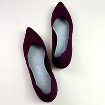 Rothy&#39;s Merino Aubergine Purple Pointed Flat Shoes Women&#39;s Sz 11 Rare Retired - £107.58 GBP