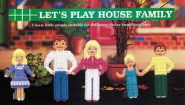 Plastic Canvas Child Play House Family Dress Up Lil Sister Doll Wardrobe Pattern - £8.95 GBP