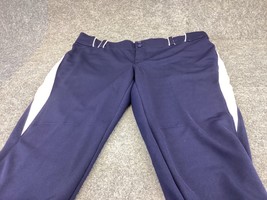 Champro softball pants womens 2XL navy blue elastic waist Belt loops - £8.50 GBP
