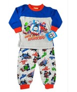 Thomas &amp; Friends Toddler Boys Pajamas 2 pc Set Gray Sz 2 Long Sleeve Win... - £10.31 GBP