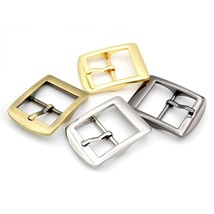4Pcs 1 Inch Single Prong Belt Buckle Square Center Bar Buckles Leather Craft Acc - £18.15 GBP