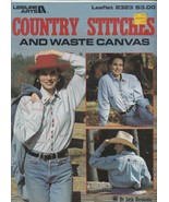 Leisure Arts Country Stitches and Waste Canvas Cross Stitch Leaflet 2323 - £6.16 GBP