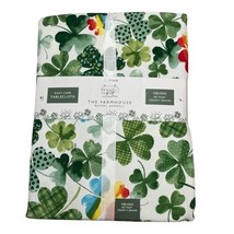 The Farmhouse Rachel Ashwell Tablecloth St Patricks Day Shamrock Rainbow... - £26.10 GBP