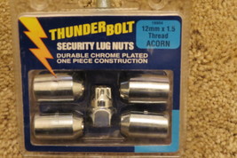 Thunder Bolt Security Lug Nuts 12mm x 1.5 Thread Acorn (19904) - £13.19 GBP