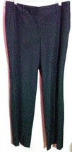 Merona Black Wide Leg Slacks Pants Polyester/Rayon Size 14 - £5.40 GBP