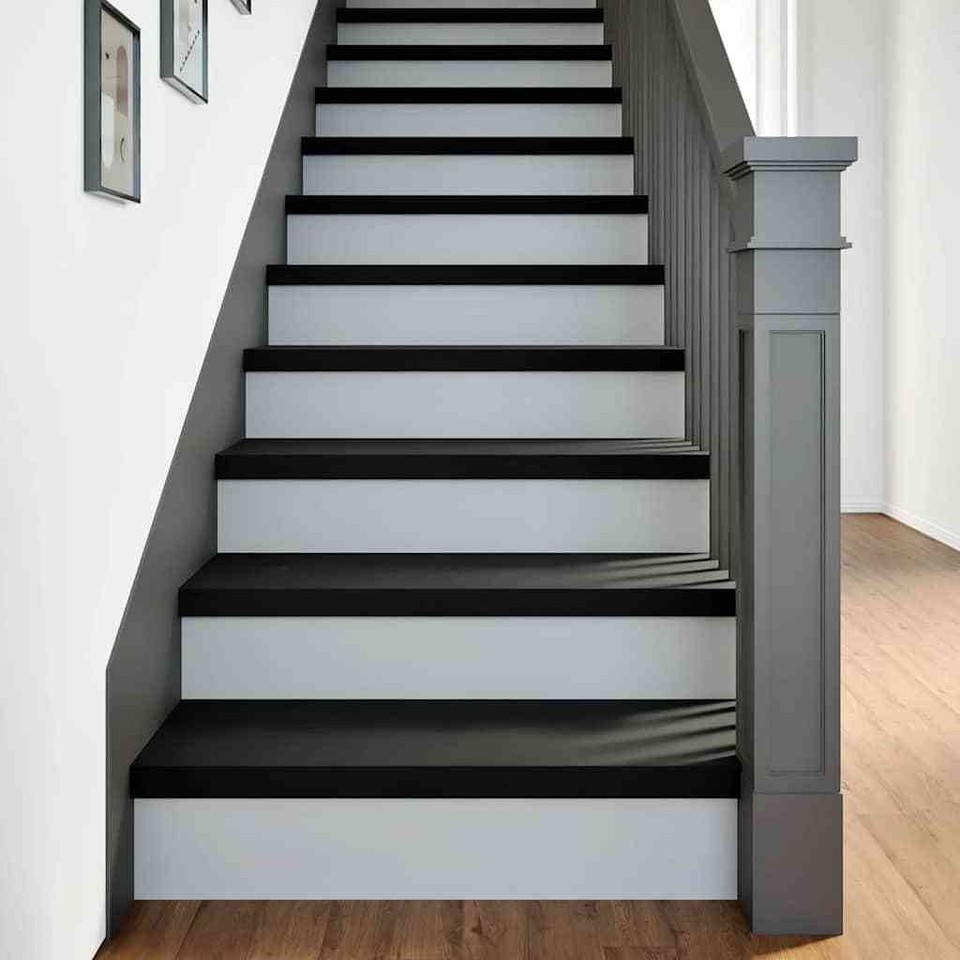 vidaXL Stair Tread Set of 16 Dark Brown Solid Oak Wood - $1,259.27