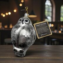 NWT Potpourri Designs European Art Glass SNOW SPARKLE OWL CHRISTMAS ORNA... - $45.53