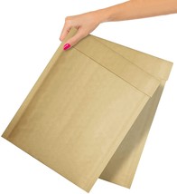 200 Kraft Padded Bubble Mailers 9.5 x 13 Natural Brown Kraft Bubble Envelopes - £98.84 GBP