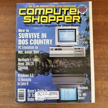 Computer Shopper Magazine July 1990 Dos Country SEE CONDITION - £38.28 GBP