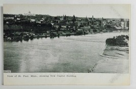Minnesota View of St Paul across River Showing Capitol Building Postcard S19 - £7.14 GBP
