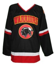 Any Name Number Eden Hall Warriors Retro Hockey Jersey Black Banks Any Size - £39.33 GBP+