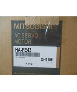 New Mitsubishi HA-FE43 HA-FE SERIES 400 W 3000 RPM Servo Motor - $7,240.04 MXN