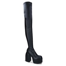 Oots shoes new fashion autumn winter warm boots thick high heels platform black stretch thumb200