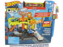 Hot Wheels Downtown Express Car Wash With Car BRAND NEW - £18.43 GBP