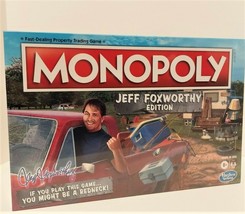 Monopoly Jeff Foxworthy Edition Board Game Redneck Property Trading 2020... - £15.81 GBP