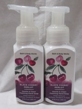 Bath &amp; Body Works Gentle &amp; Clean Foam Hand Soap Set Lot Of 2 Black Cherry Merlot - £18.89 GBP