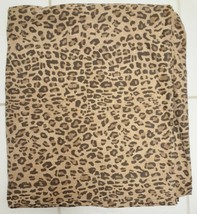 Pottery Barn B+B Cheetah Leopard Print Sheet Full Flat (?) Cotton Discontinued - $69.91