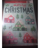 Window Clings Merry Christmas Houses - €9,48 EUR