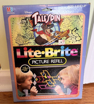 Vintage Disney Talespin Lite Brite 12 Refills Sheets Unopened NEW Tale Spin - £19.53 GBP