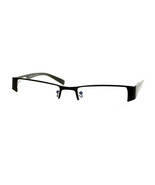 Magnified Reading Glasses Rectangular Half Rim Spring Hinge Frame 48-18-132 - $17.76 CAD