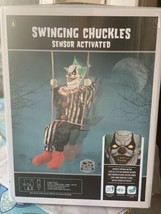 Swinging Chuckles Animatronic Prop Halloween Decoration - £357.84 GBP