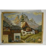 Vintage Tapex Vienna Needlepoint Kit Austrian Village Mountain Scene 357... - £38.95 GBP