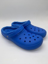 Crocs Classic Lined Clogs Blue 203591-4JV Men’s Size 13 - £62.92 GBP