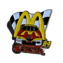 Bill Elliott 1997 McDonald’s Racing Team Ford Thunderbird Race Car Lapel... - £11.75 GBP