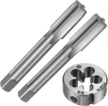 Uxcell 3Pcs Metric Hand Tap And Die Set, M14 X 1.5 Taper/Plug Thread Taps &amp; - $34.97