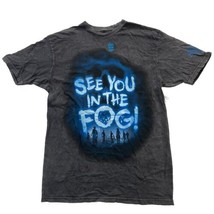 Universal Studios HHN Halloween Horror Night See You In The Fog Gray Shirt L - $34.87