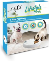 ALL FOR PAWS Lifestyle 5-Meal Automatic Pet Feeder ~NEW~ - $69.00