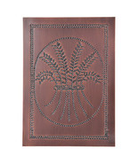 Vertical Wheat Cabinet Panel in Solid Copper - $142.24 CAD