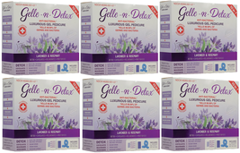 (6) Spa Redi Gelle-n-Detox Luxurious Gel Pedicure System - Lavender &amp; Rosemary  - £26.16 GBP