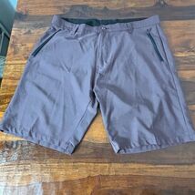 Split Men's Chino Shorts Size 38 Purple Casual Performance Fabric - $18.02