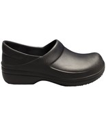 Crocs At Work Clogs Shoes Womens 8W Black Rubber Slip Resistant Slip On ... - $29.30