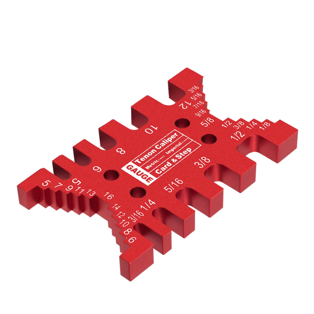 Aluminum Dovetail Jig Tenon Caliper Metric and Imperial Card Gauge wor Height Ga - £56.33 GBP