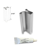 Gordon Glass® Chrome Finish Slip-on Pull Handle for Frameless Shower Doors  - $19.95