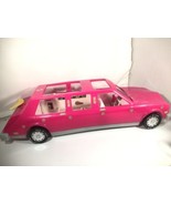 Vintage American Plastic Toys Co Pink Limousine Barbie Sized Limo Made I... - £61.85 GBP