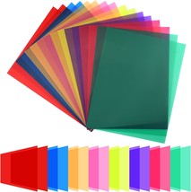 16 Pieces Of Color Correction Gel Filters For Lighting - Translucent Colored - $26.98