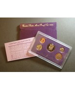 1991  U.S. MINT PROOF COIN SET -  5 Coin Set  - * w/  Box &amp; COA * - £8.73 GBP