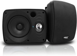 Pyle Outdoor Waterproof Wireless Bluetooth Speaker - 6.5 Inch Pair 2-Way, Black - £249.26 GBP