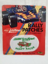 70&#39;s Topper Toys Embroidered Sew On Rally Patch Johnny Lightning Ready Racer NIP - £13.36 GBP