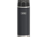ICON SERIES BY THERMOS Stainless Steel Water Bottle with Spout 24 Ounce,... - £24.76 GBP