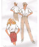 Misses Kwik Sew Pants Shorts Fly Zipper Elastic Waist Sew Pattern XS-XL - €11,87 EUR
